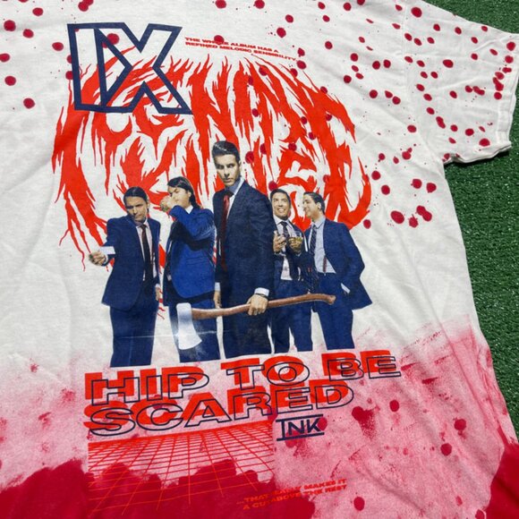 Ice Nine Kills Tie Dye Tee White Red L - Picture 2 of 4